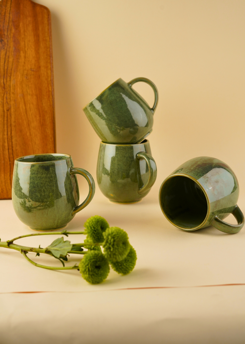 pistachio coffee mug handmade in india 