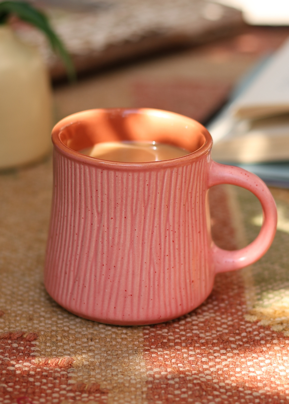 Ceramic chai cup with chai