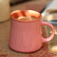 Pink Etching Chai Cup