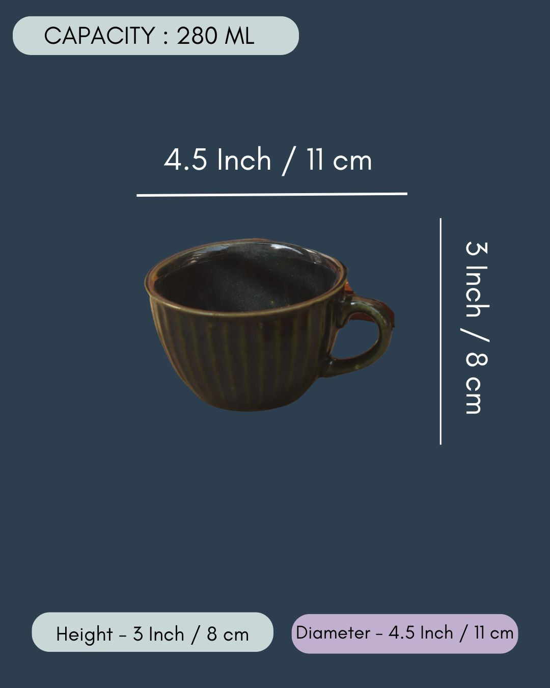 Cozy Soup Cup - Blue