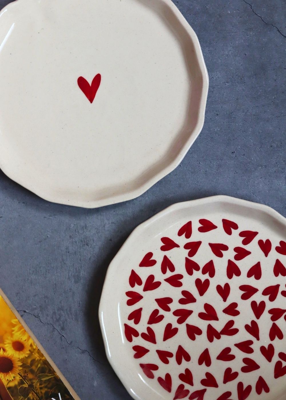 Heart & All Heart Snack Plate handmade in india