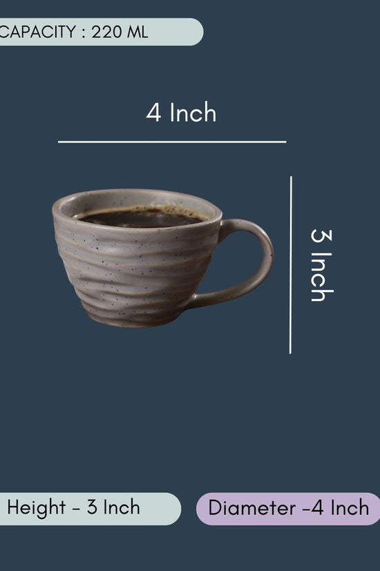Grey Twirl Coffee Mug