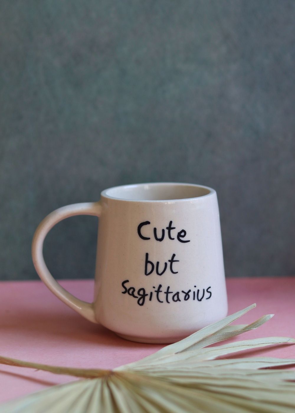 cute but sagittarius mug made by ceramic