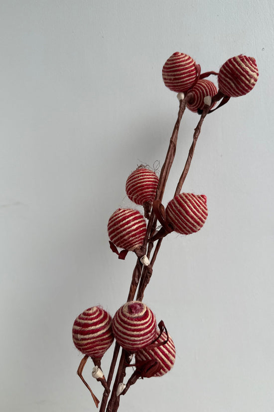 Crimson Spiral Berry Bunch handmade in India