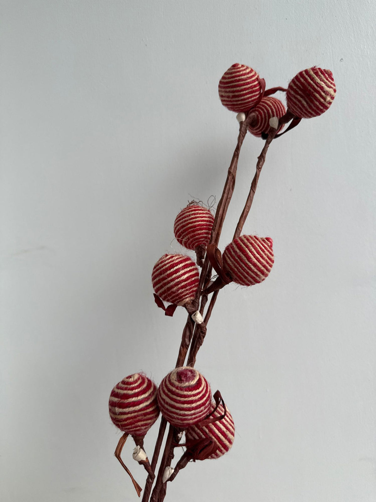 Crimson Spiral Berry Bunch handmade in India
