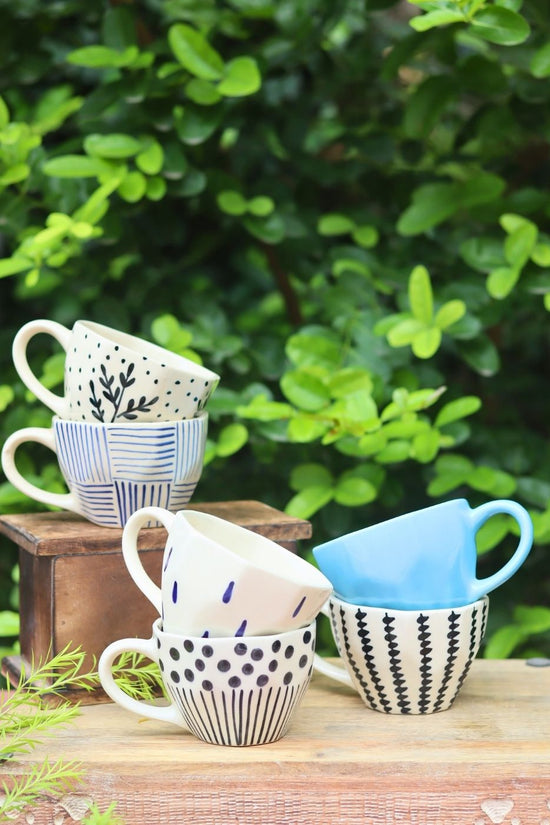 Set of 6 Modern Meets Classic Mug (for the price of 5) with premium quality material