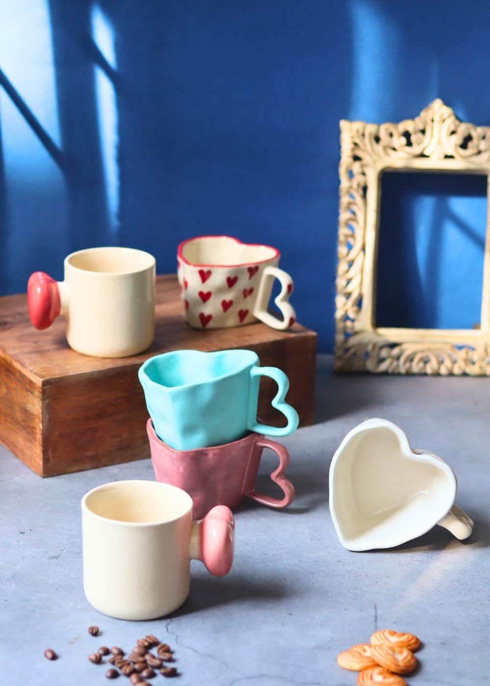 Set of 6 Love Nest Mugs (for the price of 5) made by ceramic
