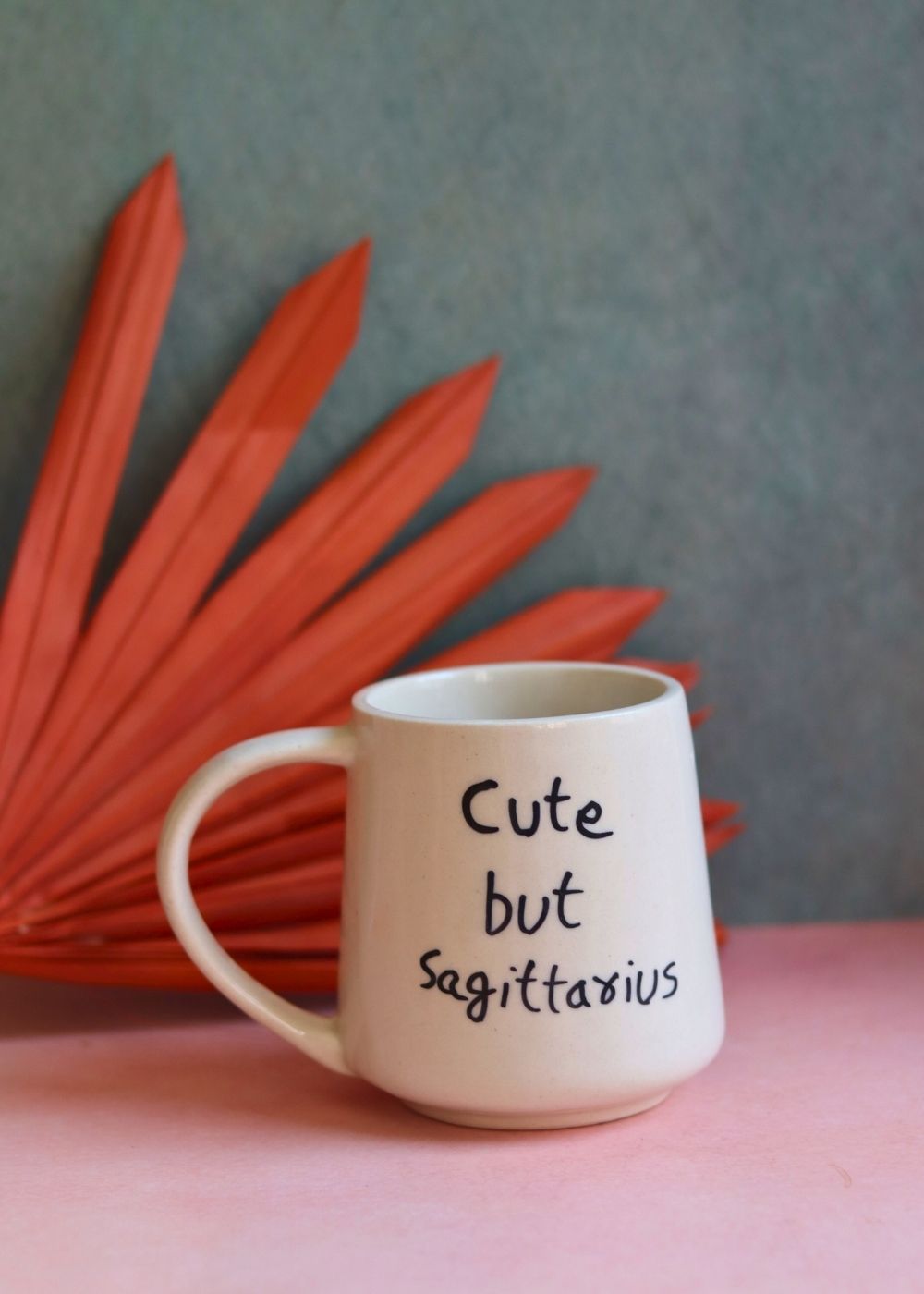 Handmade cute but sagittarius mug