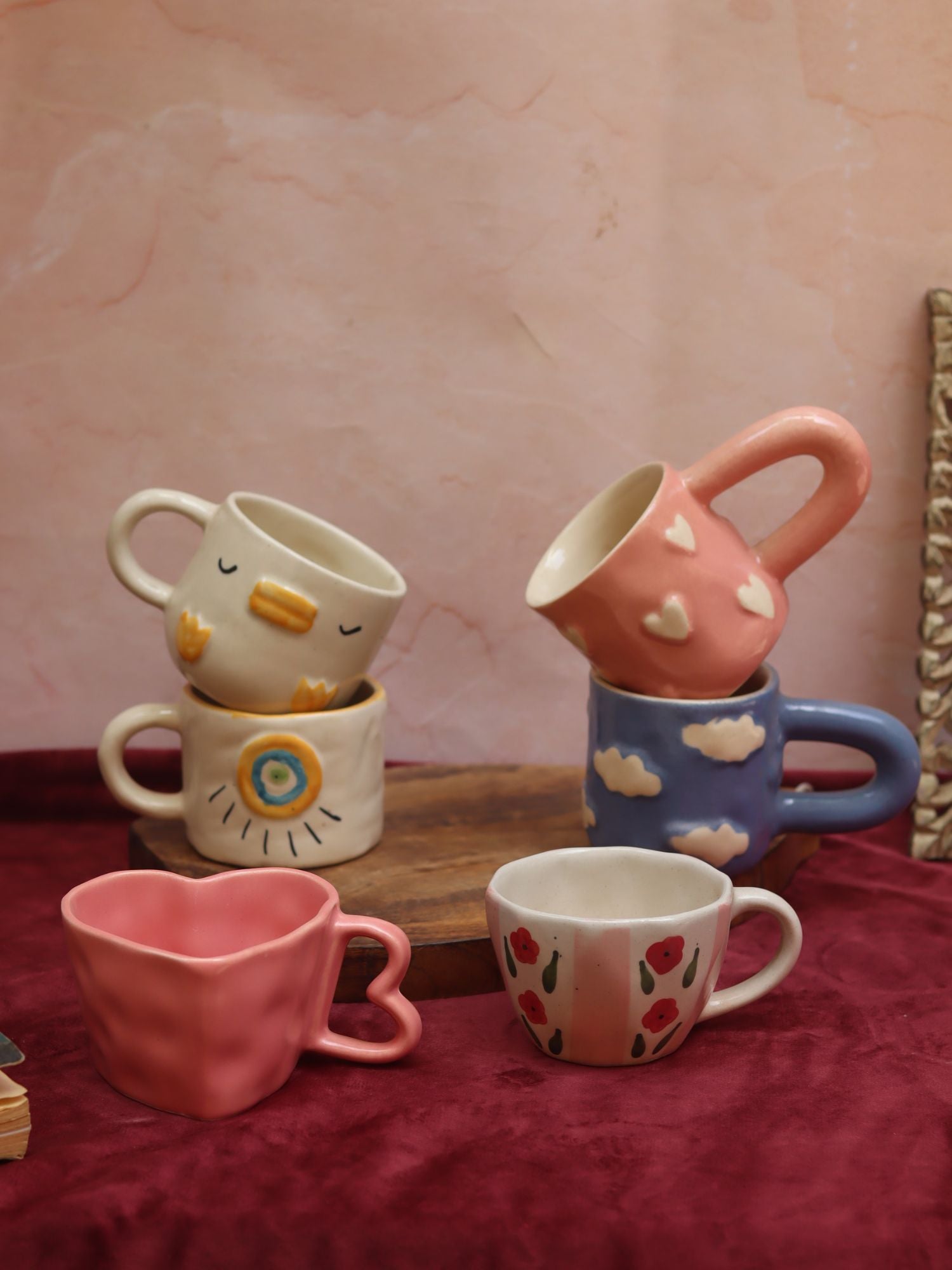 Set of 6 most aesthetic mugs (for the price of 5)