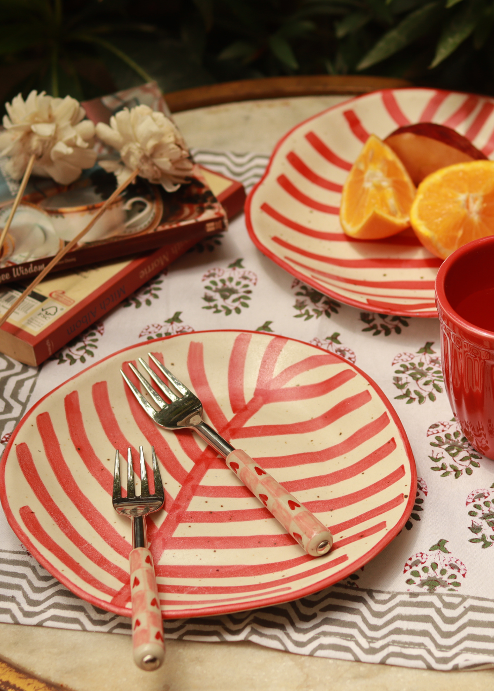 Red Leaf Plate