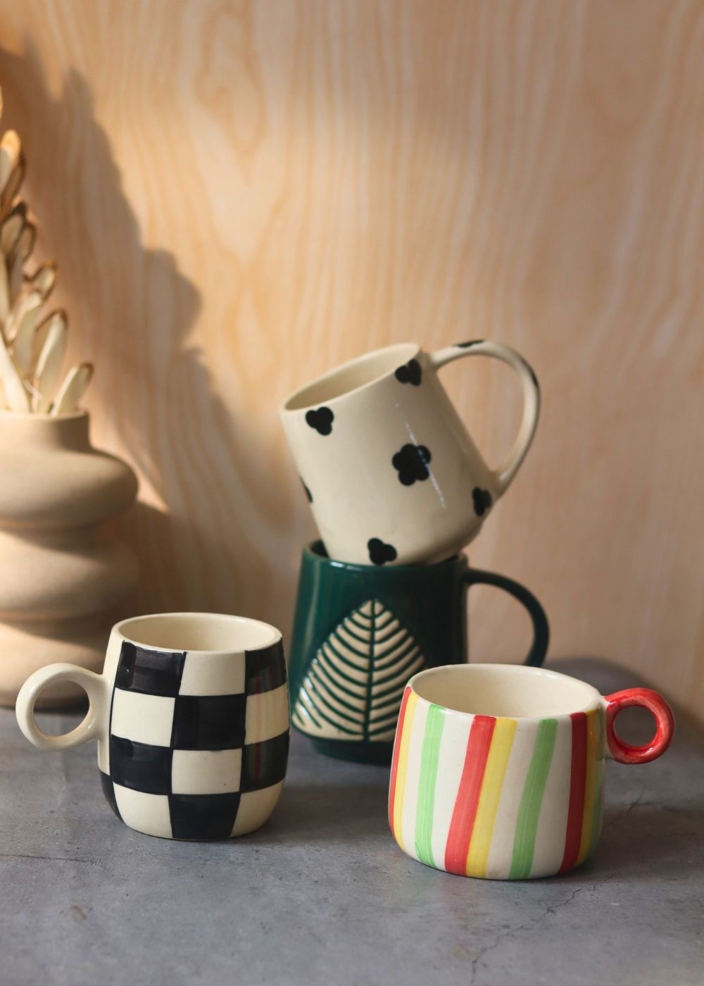 Handmade ceramic mugs buy 3, get 4 