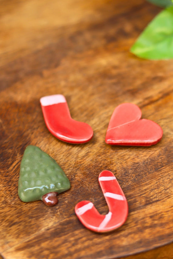 Christmasy Magnet's made by ceramic