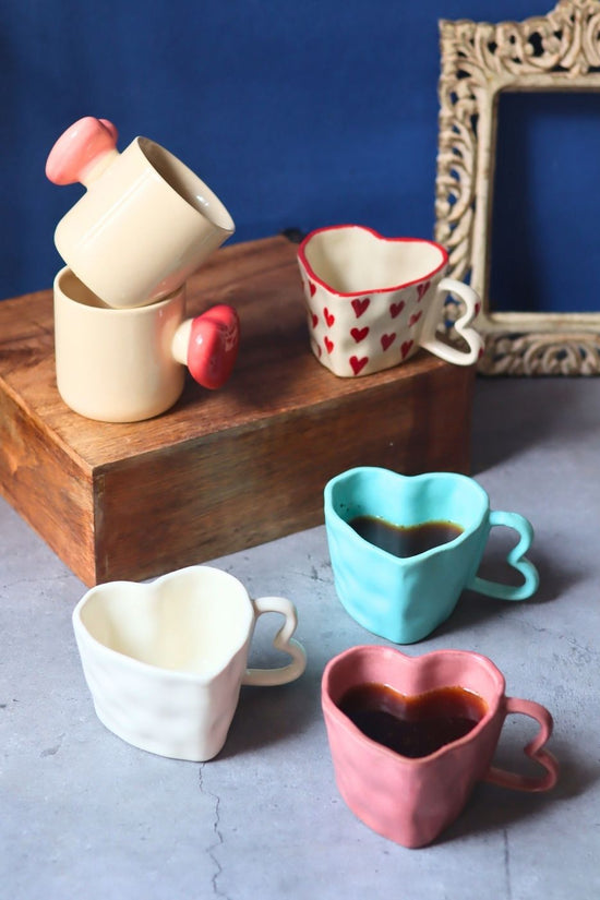 Set of 6 Love Nest Mugs (for the price of 5) with premium quality material