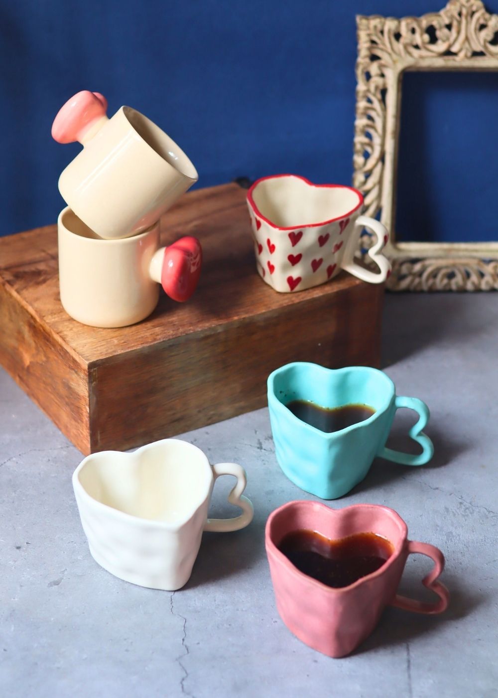 Set of 6 Love Nest Mugs (for the price of 5) with premium quality material