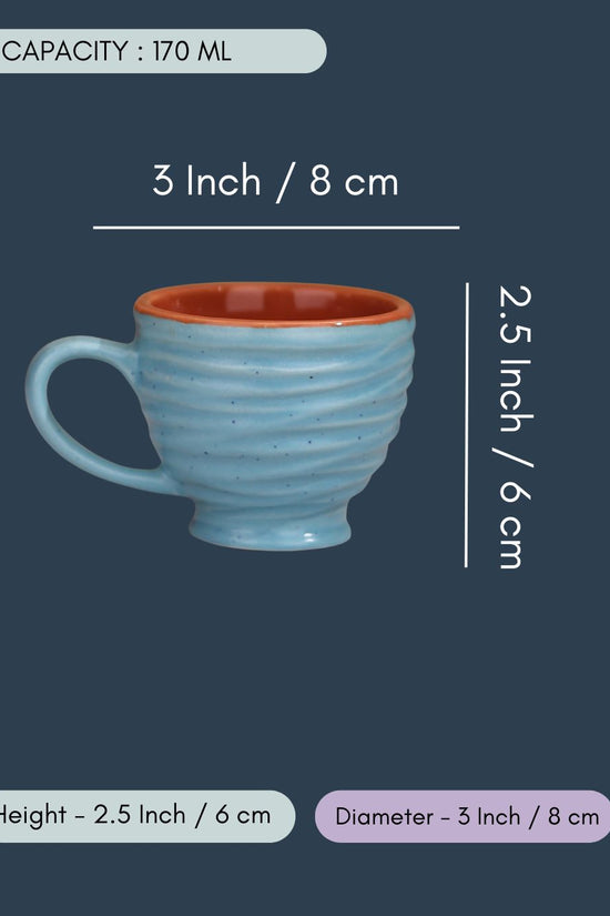 Set of 6 - Sky Torrent Chai Cup