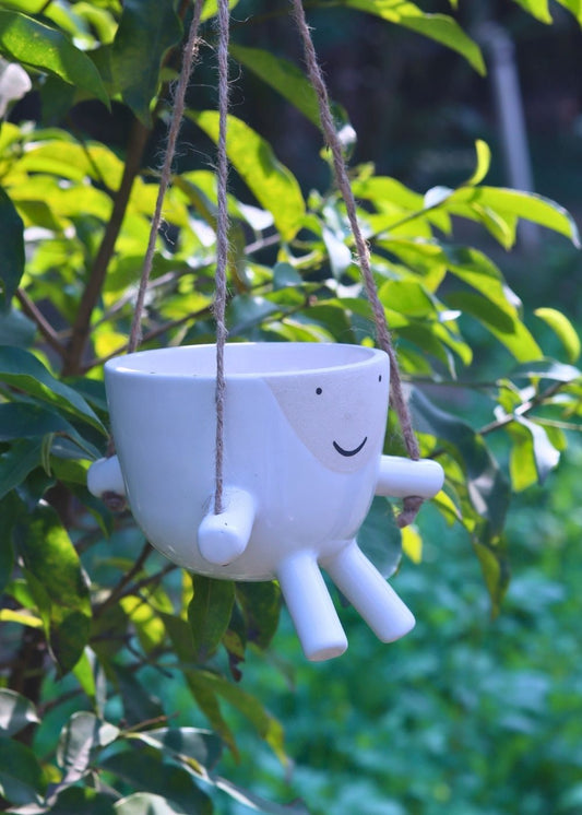 Pinteresty swing planter made by ceramic