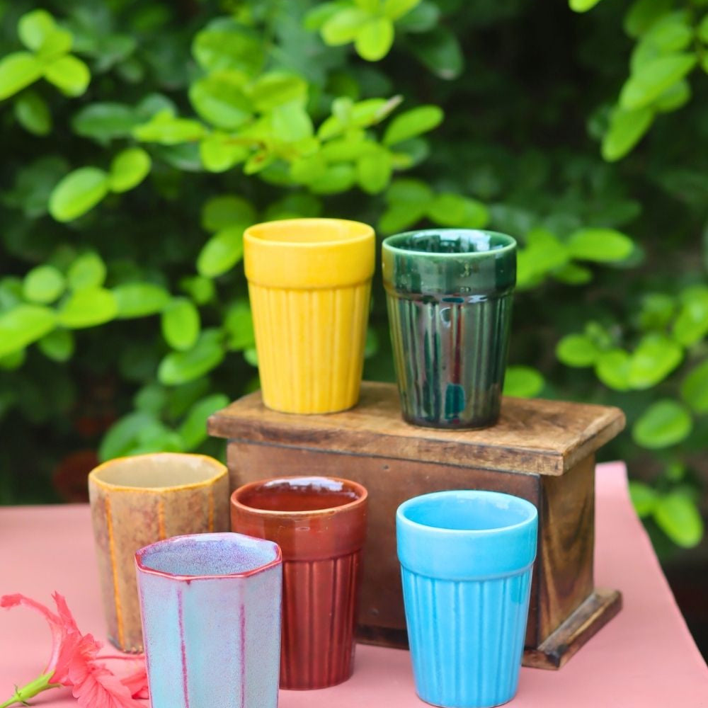 handmade Set of 6 Everyday moment Kulhad (for the price of 5)