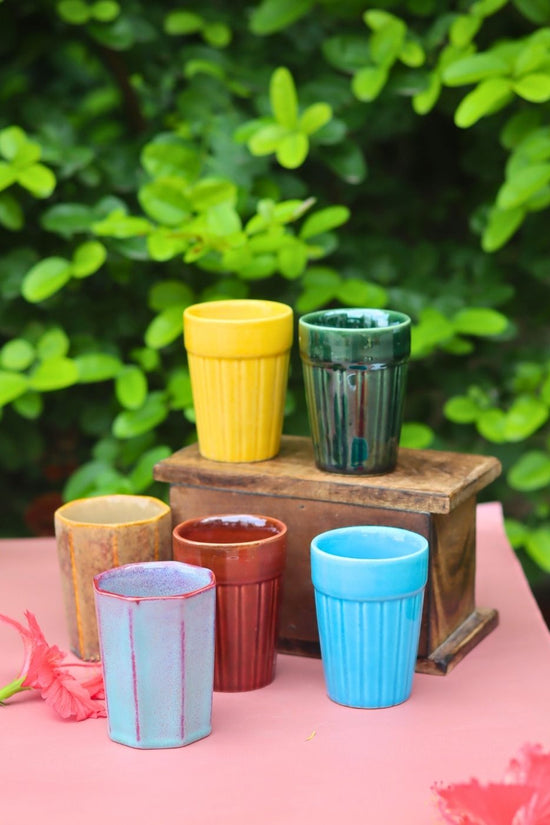 handmade Set of 6 Everyday moment Kulhad (for the price of 5)