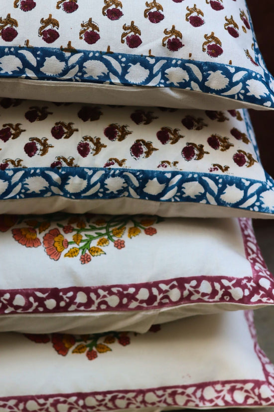 Handmade Dreamy Delight & Floral Foliage Cushion Cover combo