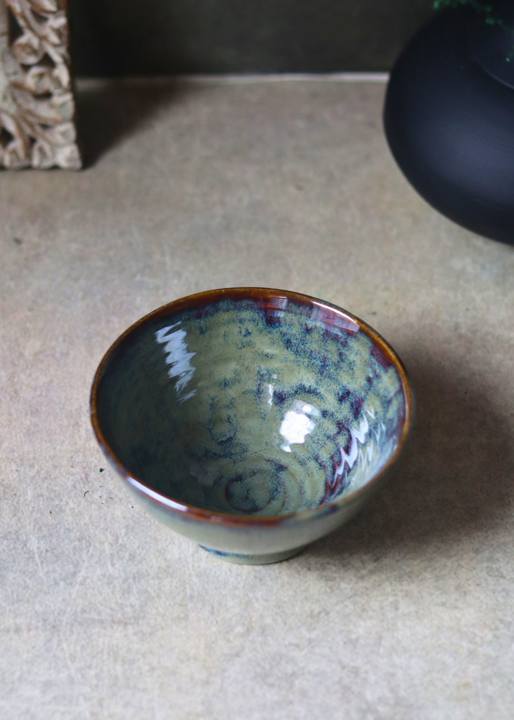 Serveware handmade ceramic curry bowl