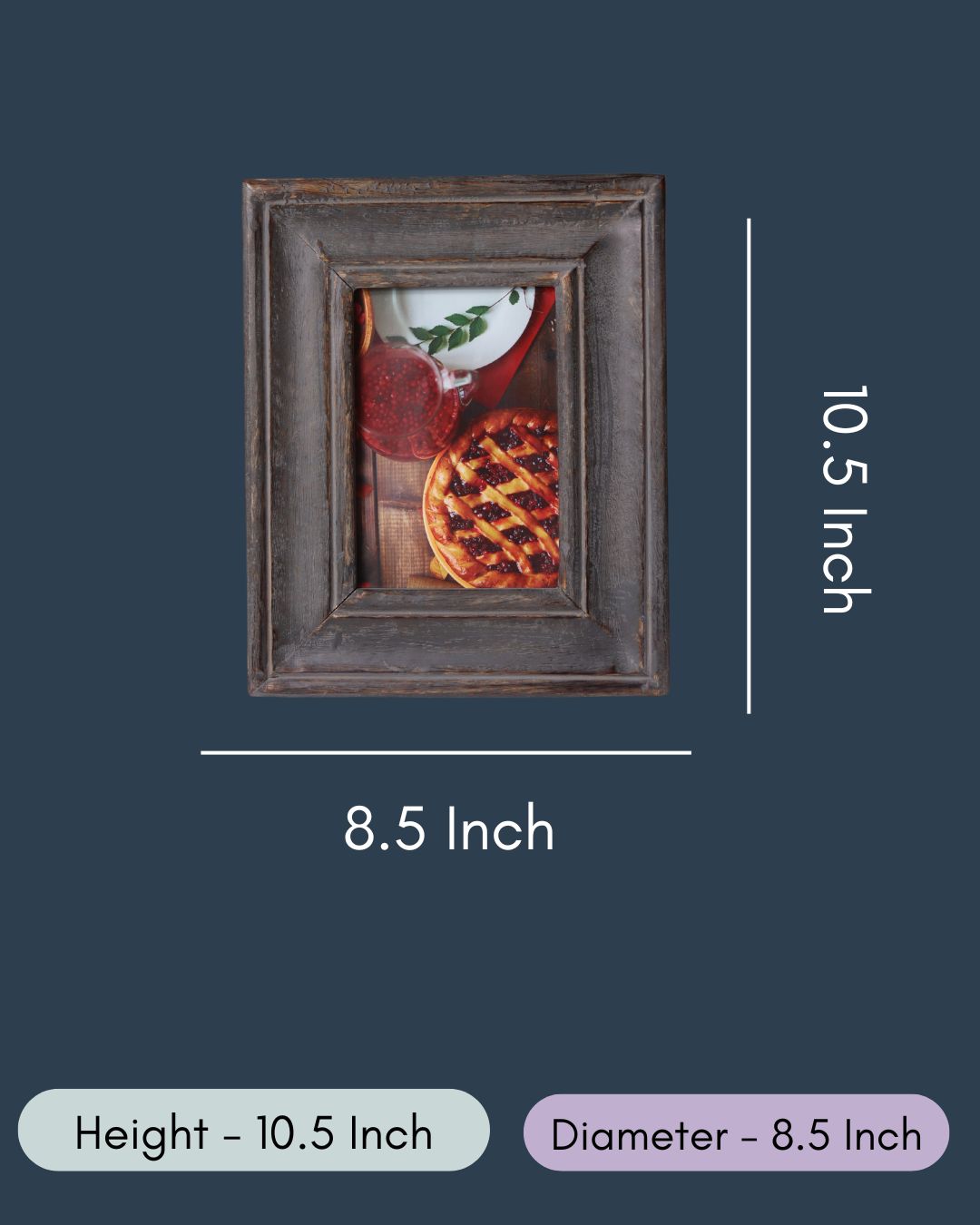 Rustic Grey Wooden Frame