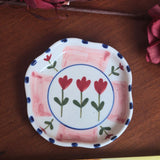 Peony Handmade Dessert Plate premium quality dessert plate