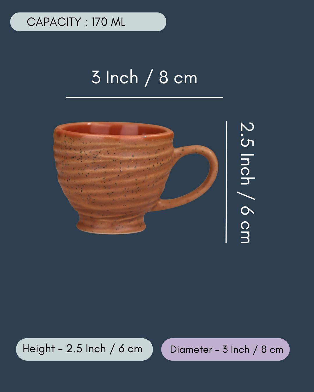 Brown Torrent Chai Cup