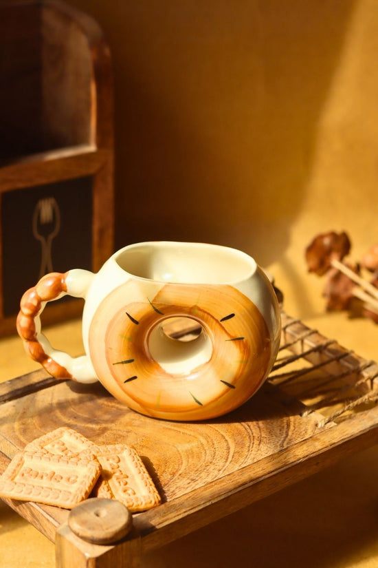 Donut Mug - Brown with premium quality material