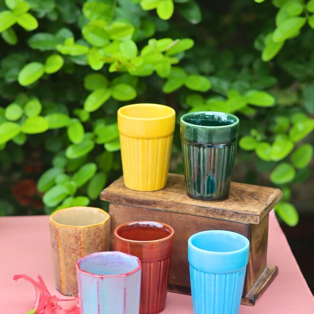 Set of 6 Everyday moment Kulhad (for the price of 5) made by ceramic