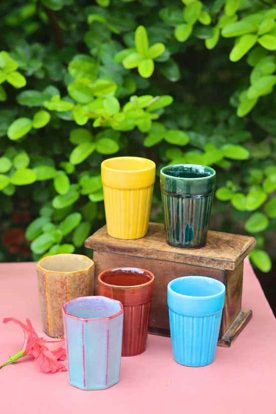 Set of 6 Everyday moment Kulhad (for the price of 5) made by ceramic