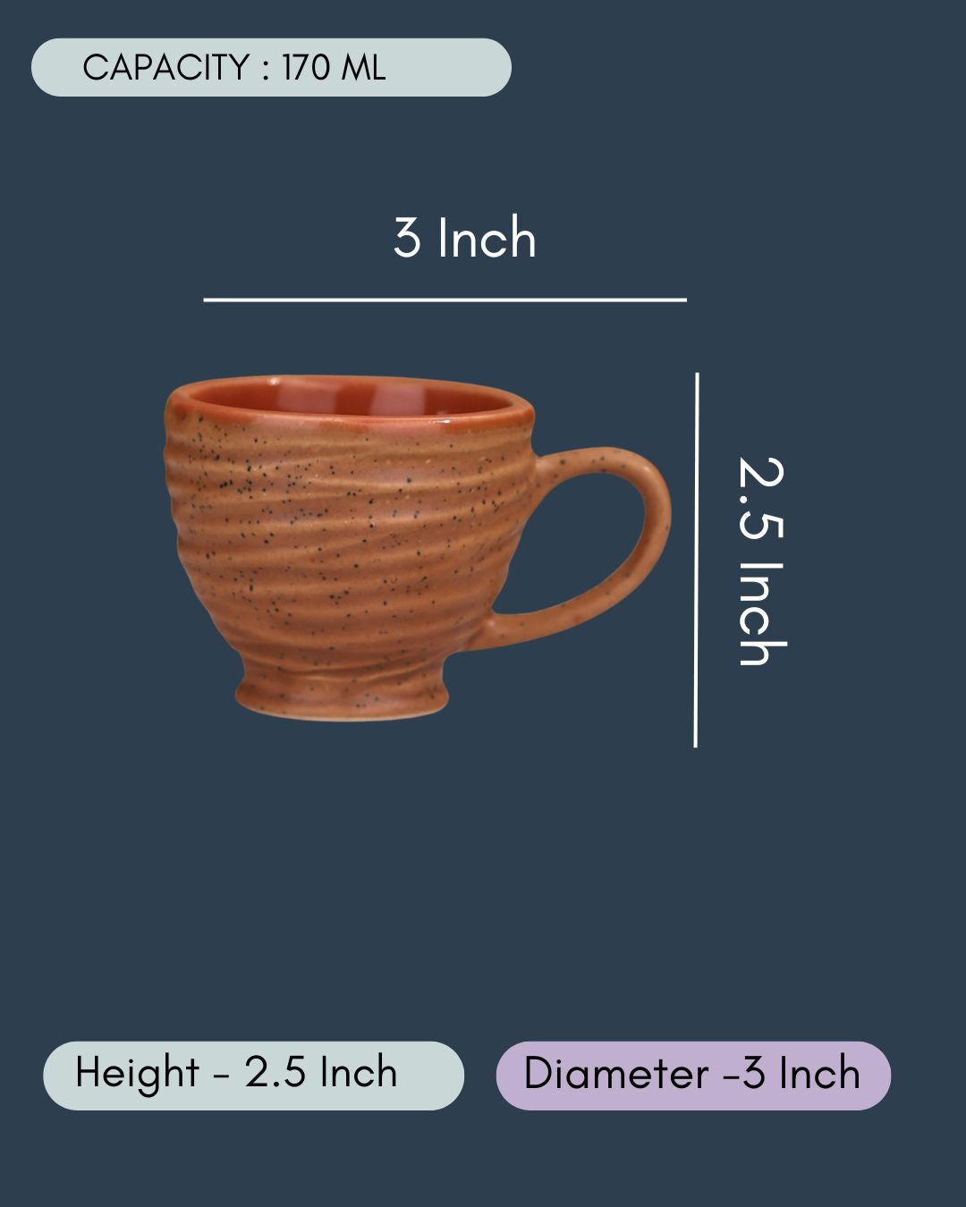 Brown Torrent Chai Cup