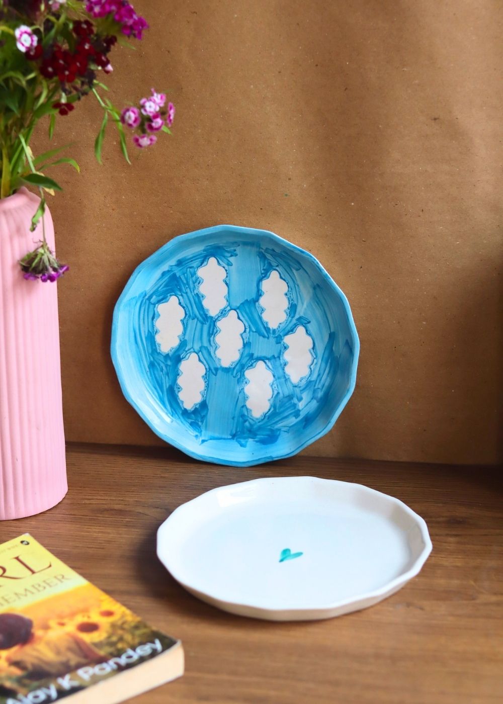 Snack Plates Handpainted 
