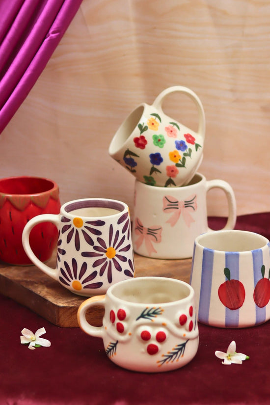 handmade Set of 6 Everyday Essential Mugs (for the price of 5)