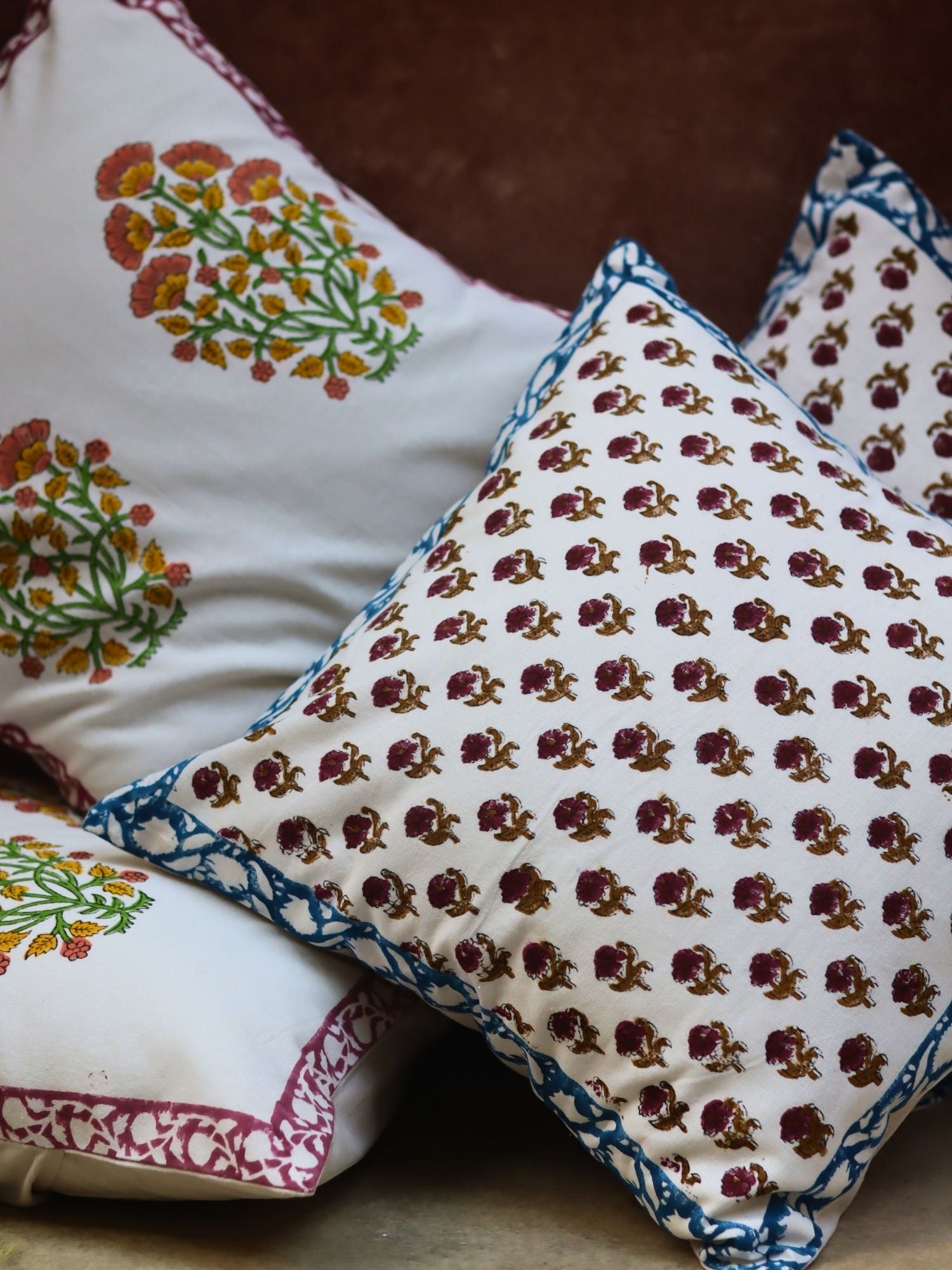 Dreamy Delight & Floral Foliage Cushion Cover combo with premium quality material