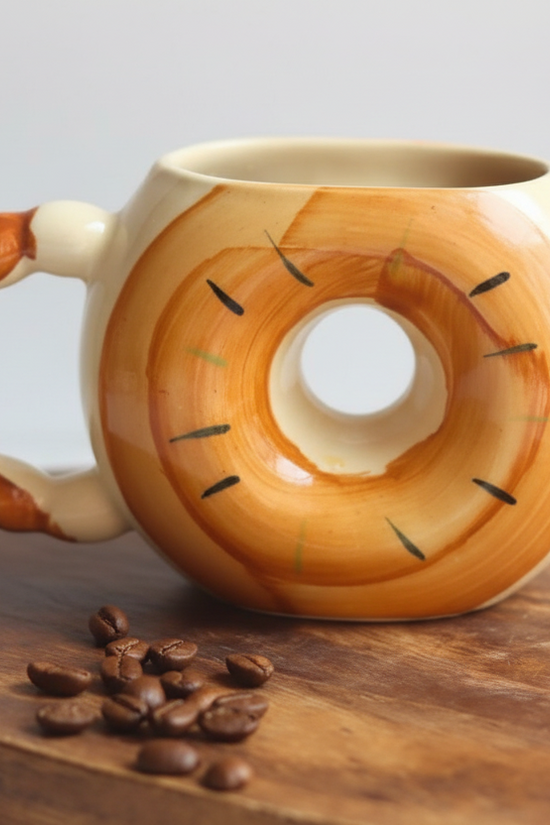 Donut Mug - Brown