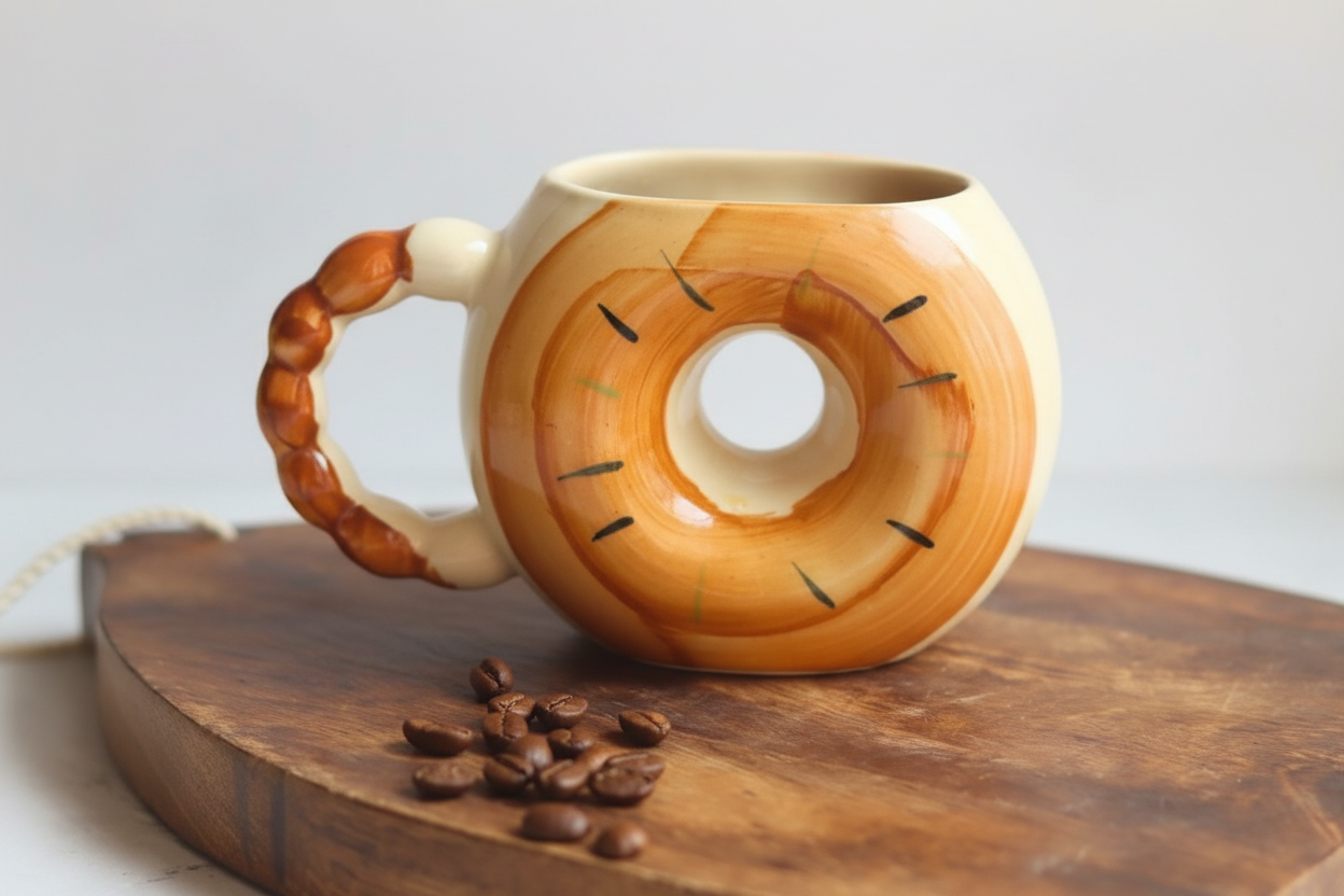 Donut Mug - Brown