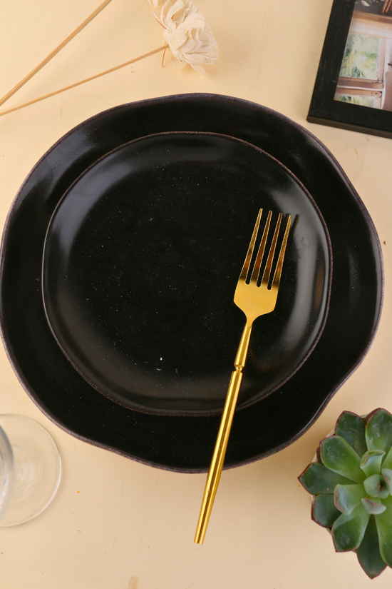 Brass fork golden