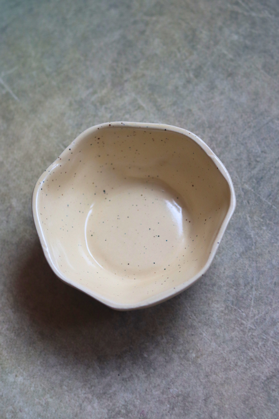Dinnerware ceramic creamy bowl