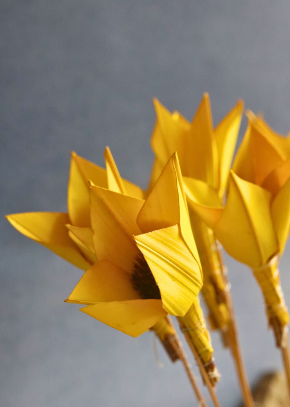 sunshine yellow bunch handmade in india 