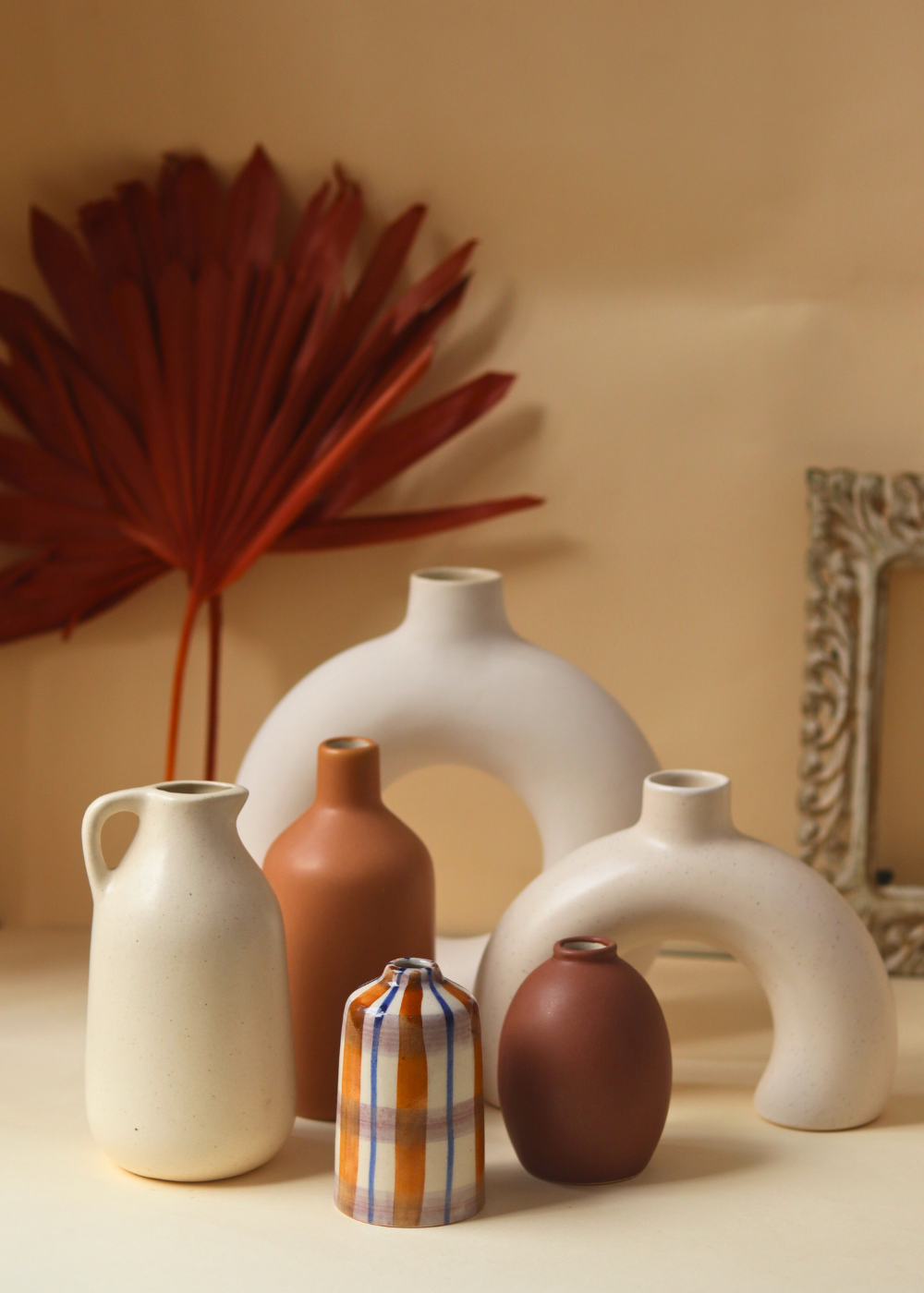 handmade donut & misfit vase set of 6 for the price of 5 combo