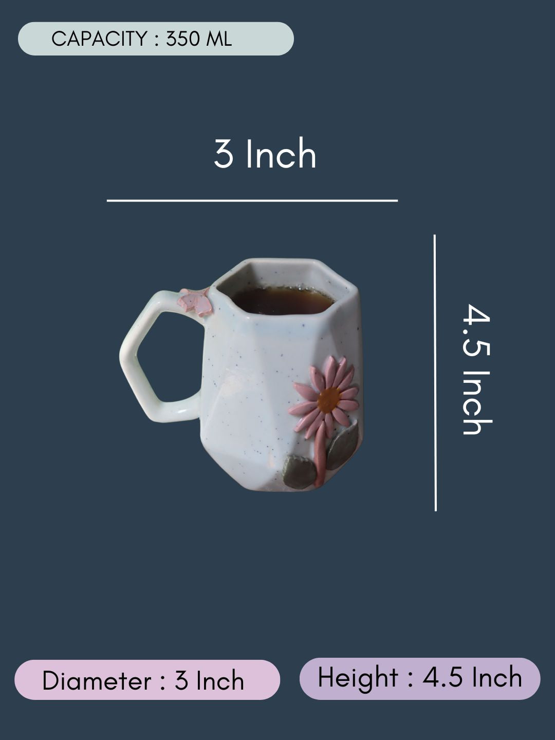 Dahlia Mug with size & fit