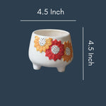 Floral Bliss Planter with size & fit