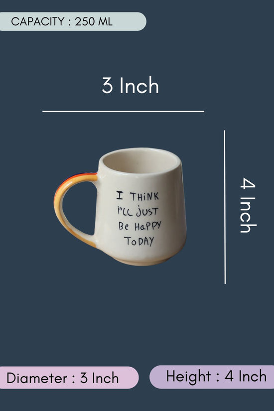 Happy Mug with size & fit
