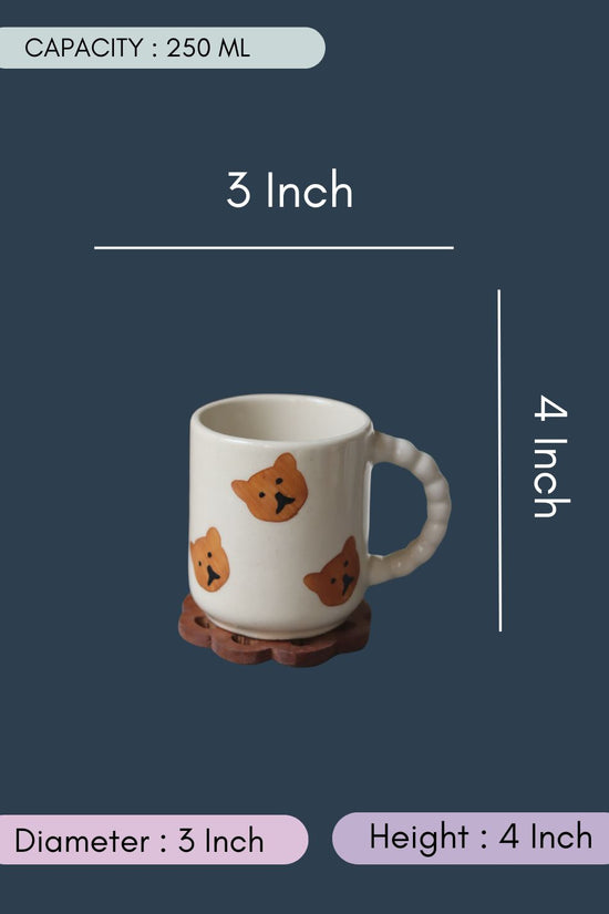 Teddy Bear Mug with size & fit