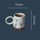 Blue Blooms Coffee Mug with size & fit