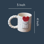 Love Letter Mug With size & Measurement
