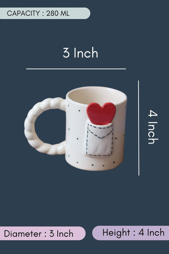 Love Letter Mug With size & Measurement
