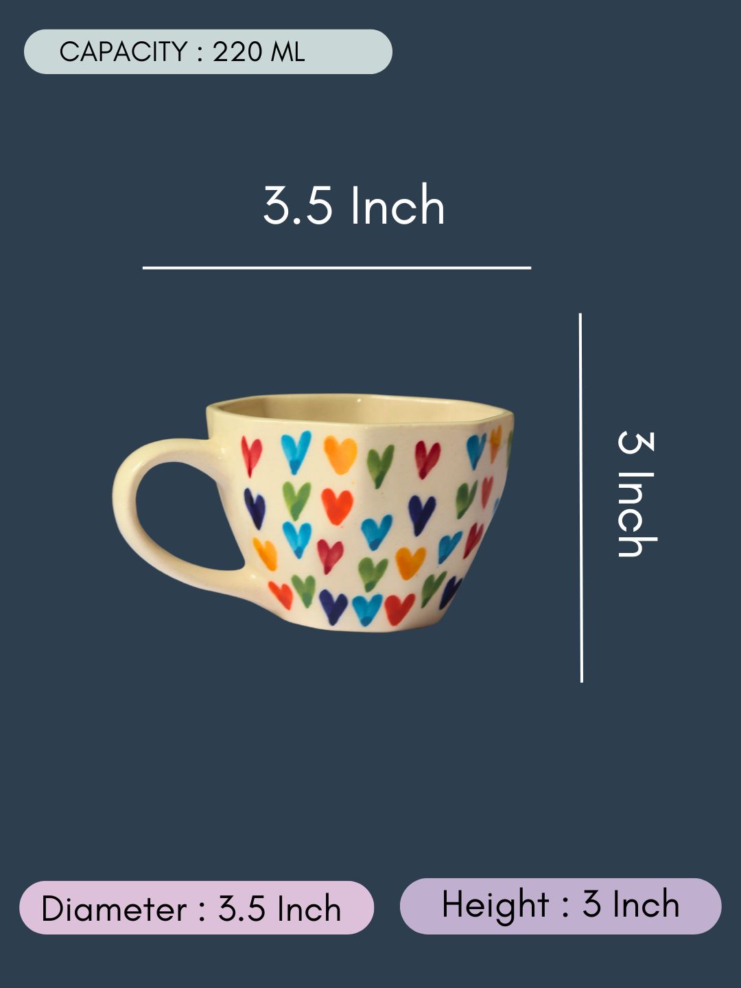 #LOVEISLOVE Mug with size & fit