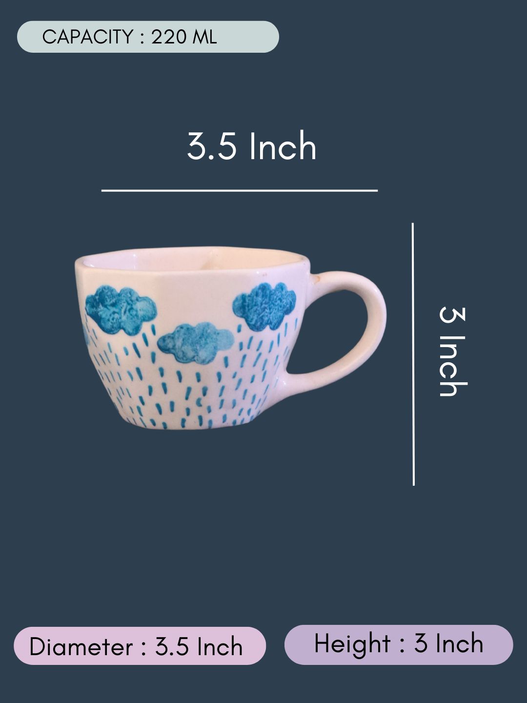 Cloud Mug with size & fit 