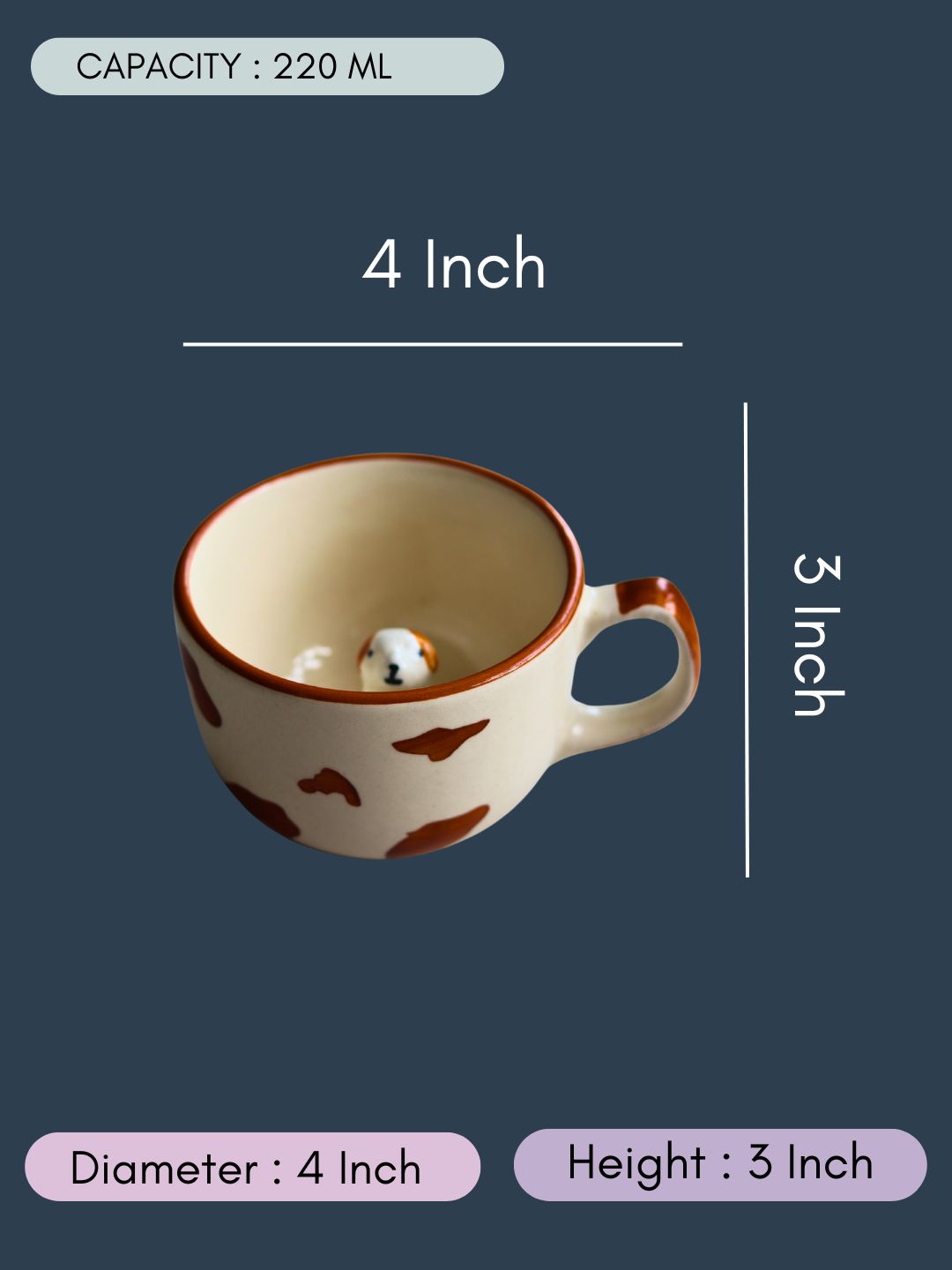 Dog Mug with size & fit